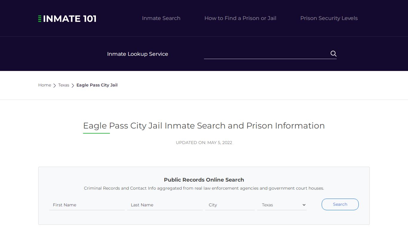 Eagle Pass City Jail Inmate Search, Visitation, Phone no ...